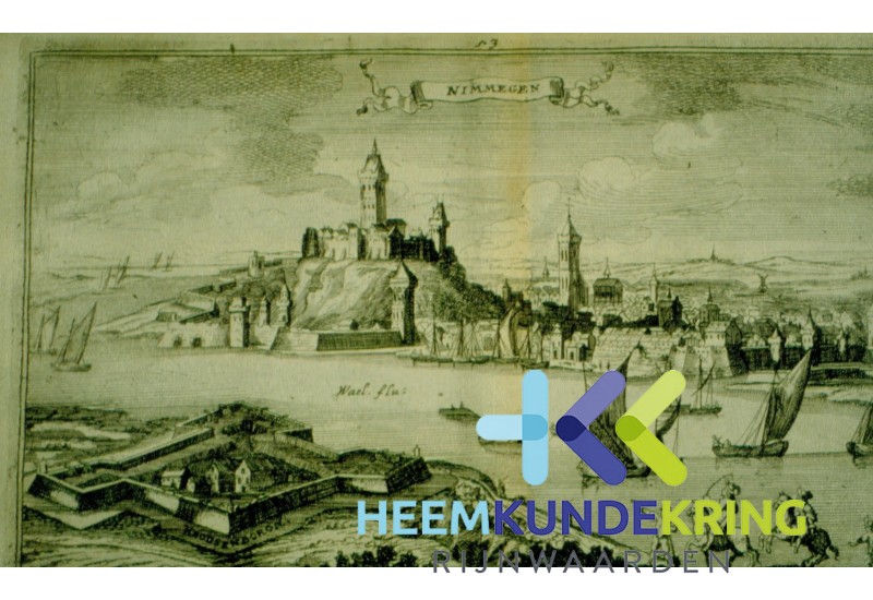 Prent Nijmegen oud Coll.G.B.Janssen